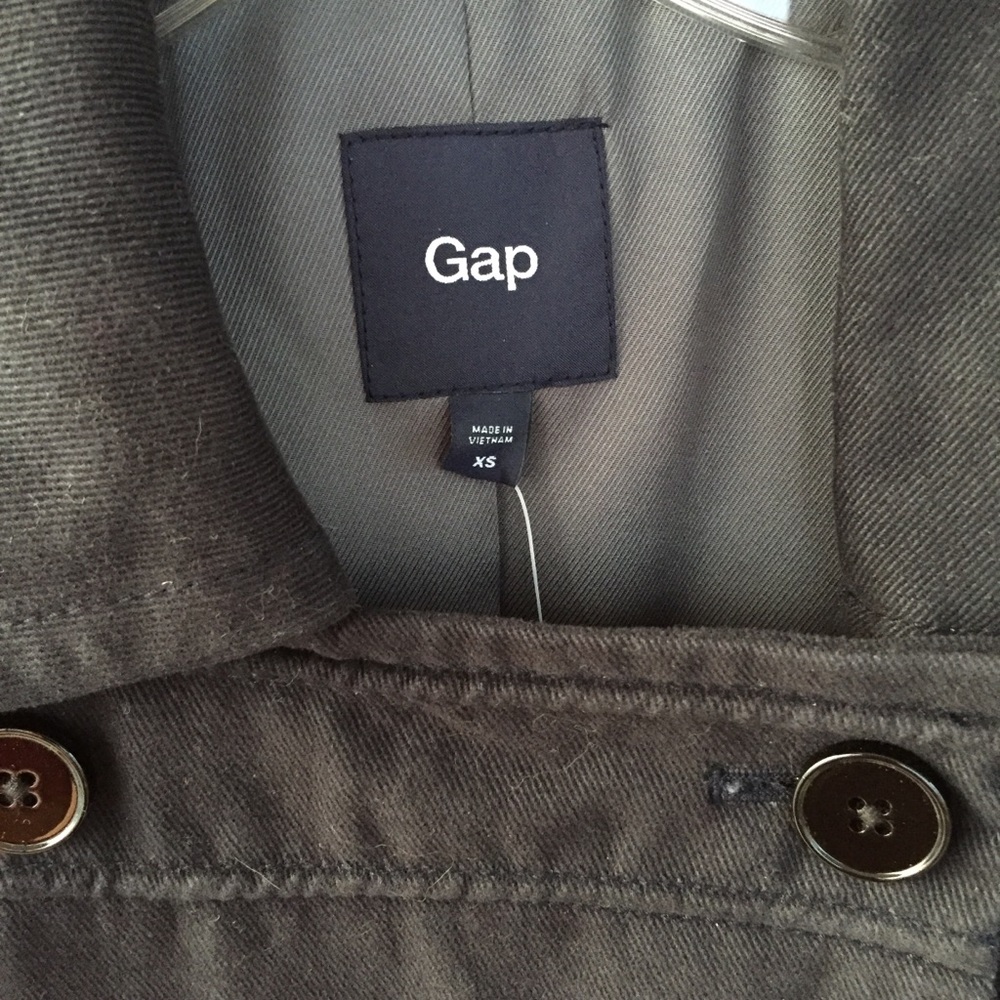 GAP navy blue spring military/sailor jacket - Picture 3 of 4